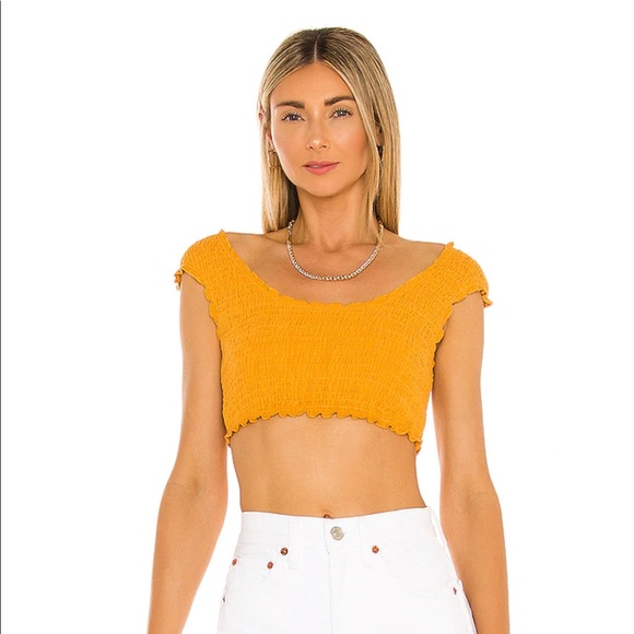 Lovers + Friends Allie Top in Burnt Orange Small - Picture 2 of 6